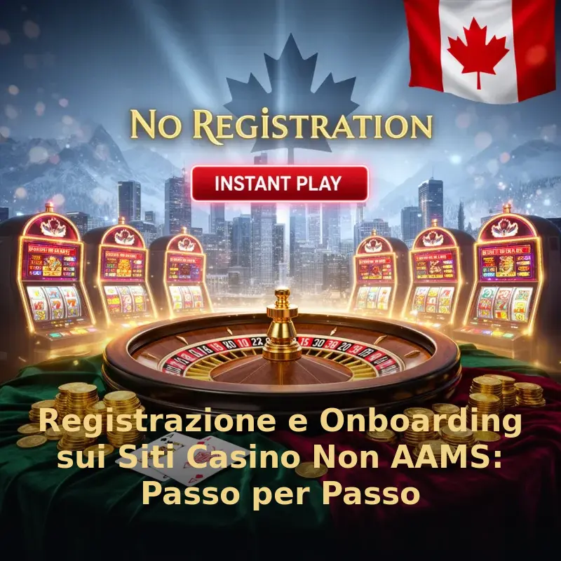 Registrazione e Onboarding sui Siti Casino Non AAMS: Passo per Passo
